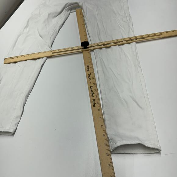 Adriano Goldschmied Jeans Womens‎ 29 White High Rise Abby Ankle Skinny Anthro - Picture 9 of 9